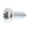 RS PRO Bright Zinc Steel Pan Head Self-Tapping Screw 9.5 mm Length Thread Size 6 546-5654