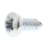 RS PRO Bright Zinc Steel Pan Head Self-Tapping Screw 9.5 mm Length Thread Size 6 546-5654