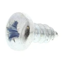RS PRO Bright Zinc Steel Pan Head Self-Tapping Screw 9.5mm Length Thread Size 8 DIN 7981C 546-5698