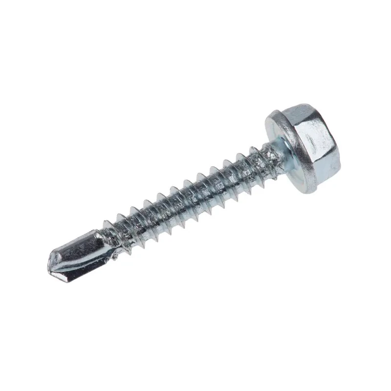 RS PRO Bright Zinc Steel Pan Head Self-Drilling Screw 4.2 mm Diameter 25 mm Length Model 546-5828
