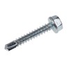 RS PRO Bright Zinc Steel Pan Head Self-Drilling Screw 4.2 mm Diameter 25 mm Length Model 546-5828