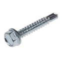 RS PRO Bright Zinc Steel Pan Head Self-Drilling Screw 4.2 mm Diameter 25 mm Length Model 546-5828