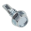RS PRO Bright Zinc Steel Pan Head Self-Drilling Screw 4.8 mm Diameter 16 mm Length Grade A4 546-5834