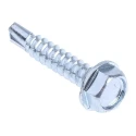 RS PRO Bright Zinc Steel Pan Head Self-Drilling Screw 4.8 mm Diameter 25 mm Length Model 546-5862