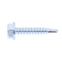 RS PRO Bright Zinc Steel Pan Head Self-Drilling Screw 4.8 mm Diameter 25 mm Length Model 546-5862