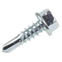 RS PRO Bright Zinc Steel Hex Head Self-Drilling Screw 5.5 mm Diameter 19 mm Length DIN 7504K 546-5878