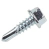 RS PRO Bright Zinc Steel Hex Head Self-Drilling Screw 5.5 mm Diameter 19 mm Length DIN 7504K 546-5878