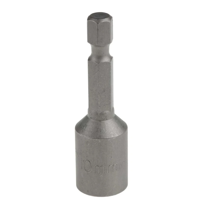 Wera Hex Socket Screwdriver Bit, 6.35 mm Drive Size, 10 mm Tip Size, 50 mm Overall Length, Magnetic, Germany 125-0405