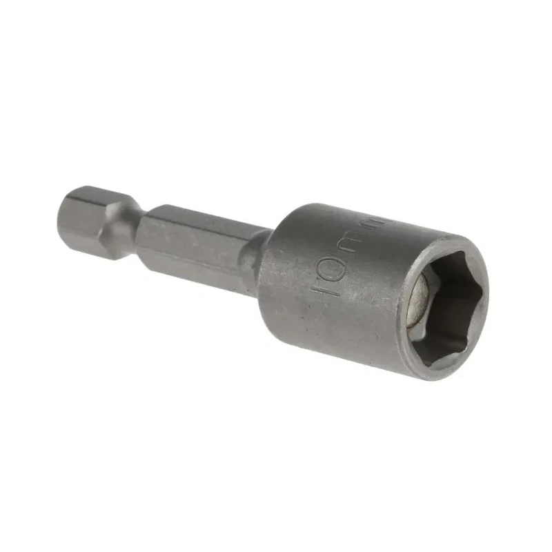 Wera Hex Socket Screwdriver Bit, 6.35 mm Drive Size, 10 mm Tip Size, 50 mm Overall Length, Magnetic, Germany 125-0405