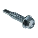 RS PRO Bright Zinc Steel Pan Head Self-Drilling Screw 5.5 mm Diameter 25 mm Length 546-5884