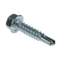 RS PRO Bright Zinc Steel Pan Head Self-Drilling Screw 5.5 mm Diameter 25 mm Length 546-5884