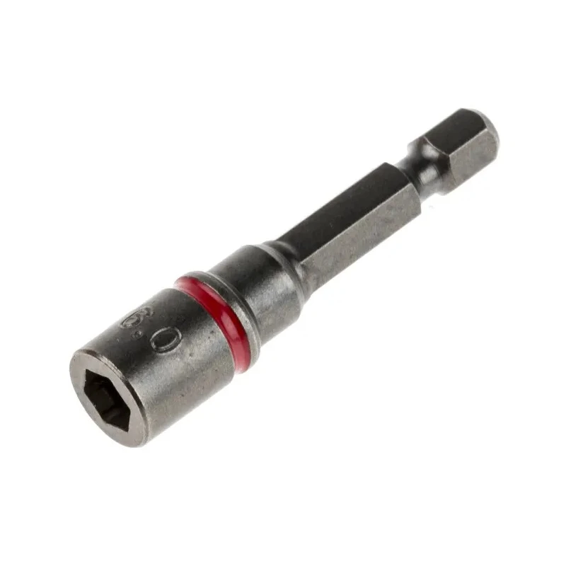 RS PRO Hex Socket Screwdriver Bit 6 mm Size, 6.35 mm Drive Size, 50 mm Length 125-0414