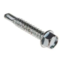 RS PRO Bright Zinc Steel Pan Head Self-Drilling Screw 5.5 mm Diameter 32 mm Length 546-5890