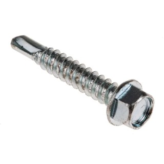 RS PRO Bright Zinc Steel Pan Head Self-Drilling Screw 5.5 mm Diameter 32 mm Length 546-5890