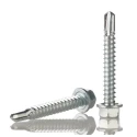 RS PRO Bright Zinc Steel Pan Head Self-Drilling Screw 5.5 mm Diameter 38 mm Length 546-5913
