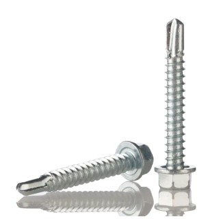 RS PRO Bright Zinc Steel Pan Head Self-Drilling Screw 5.5 mm Diameter 38 mm Length 546-5913