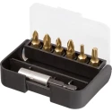 RS PRO Pozidriv Torx Phillips Screwdriver Bit Set 7 Pieces Stainless Steel 1/4 in Drive Size 50mm Length 125-0438
