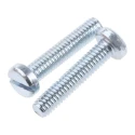 RS PRO Slot Cheese Steel Machine Screw 12 mm M3 546-6124