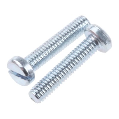 RS PRO Slot Cheese Steel Machine Screw 12 mm M3 546-6124