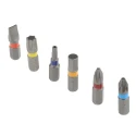 RS PRO Hex Screwdriver Bit Set, 32 Pieces, Stainless Steel, 25mm Length, 1/4 inch Hex Drive 125-0441