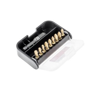 RS PRO Screwdriver Bit Set, Hex Drive, Diamond Impact, Phillips Pozidriv Torx Heads, 25mm Length, 10 Pieces 125-0440