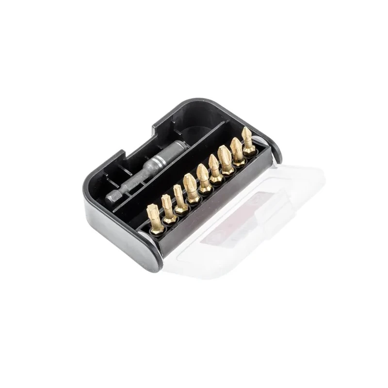 RS PRO Screwdriver Bit Set, Hex Drive, Diamond Impact, Phillips Pozidriv Torx Heads, 25mm Length, 10 Pieces 125-0440