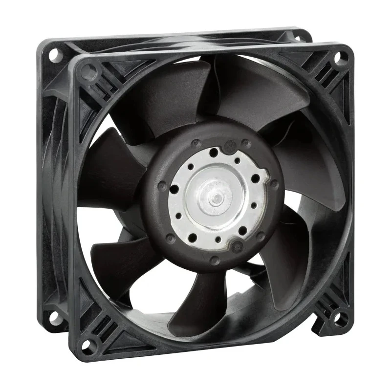 ebm-papst  3250 J - S-Panther Series Compact IP68 Axial Fan, 24V DC, 7W, 140 m³/h, 322 mA, 92x92x38.15 mm