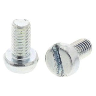 RS PRO Slot Cheese Steel Machine Screw 6 mm M3 6mm Length Bright Zinc Plated 546-6152