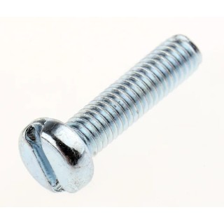 RS PRO Steel Bright Zinc Plated Slot Cheese Head Machine Screw M3 Thread 12 mm Length 546-6174