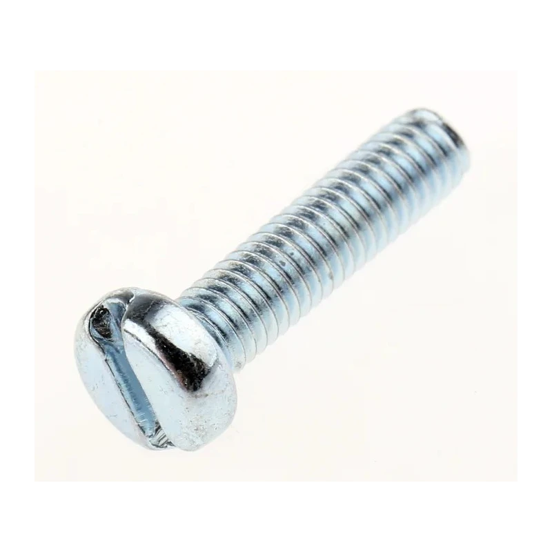 RS PRO Steel Bright Zinc Plated Slot Cheese Head Machine Screw M3 Thread 12 mm Length 546-6174