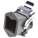 HARTING Heavy Duty Power Connector Housing Die Cast Zinc Bulkhead Mount IP44 IP65 IP67 1 Lever 3A 09200030306