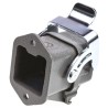 HARTING Heavy Duty Power Connector Housing Die Cast Zinc Bulkhead Mount IP44 IP65 IP67 1 Lever 3A 09200030306