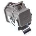 HARTING Heavy Duty Power Connector Housing Die Cast Zinc Bulkhead Mount IP44 IP65 IP67 1 Lever 3A 09200030306