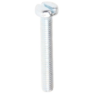 RS PRO Slot Cheese Steel Machine Screw M3 Thread 20 mm Length Passivated Zinc Plated 546-6196