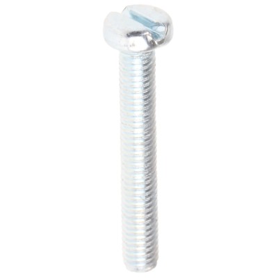 RS PRO Slot Cheese Steel Machine Screw M3 Thread 20 mm Length Passivated Zinc Plated 546-6196