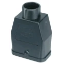 HARTING Han Q Range Heavy Duty Power Connector Hood Bulkhead Mount Thermoplastic Metal IP65 1 Lever 09120080427