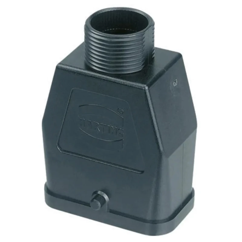 HARTING Han Q Range Heavy Duty Power Connector Hood Bulkhead Mount Thermoplastic Metal IP65 1 Lever 09120080427