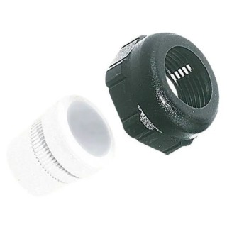 HARTING Han-Compact Series Cable Gland Thread Size M25 x 1.5, Female, Thermoplastic, Black, 1 Way 19120005157