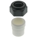 HARTING HAN Series White Plastic Cable Gland M25 Thread, 14 mm Min., 17 mm Max., IP68 19120005158
