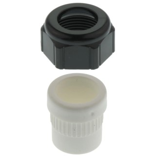 HARTING HAN Series White Plastic Cable Gland M25 Thread, 14 mm Min., 17 mm Max., IP68 19120005158