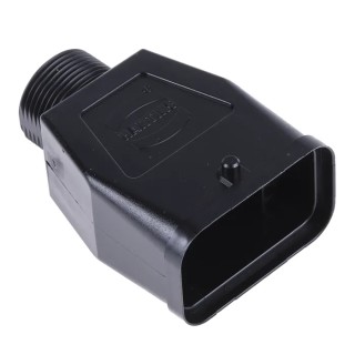 HARTING Han Q Range Heavy Duty Power Connector Hood Polycarbonate Body IP65 M25 Thread Size 19120080429