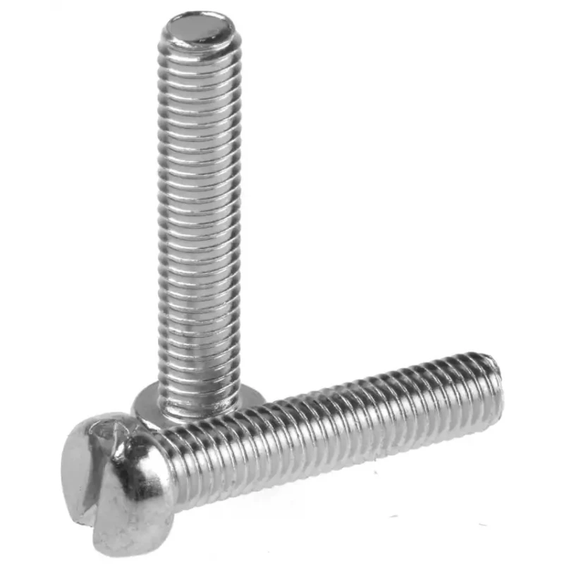 RS PRO Steel Slotted Cheese Head Machine Screw M5 Thread 25 mm Length Nickel Finish 546-6348