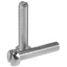 RS PRO Steel Slotted Cheese Head Machine Screw M5 Thread 25 mm Length Nickel Finish 546-6348
