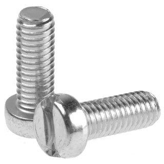 RS PRO Slot Cheese Steel Machine Screw 16 mm M6 546-6376