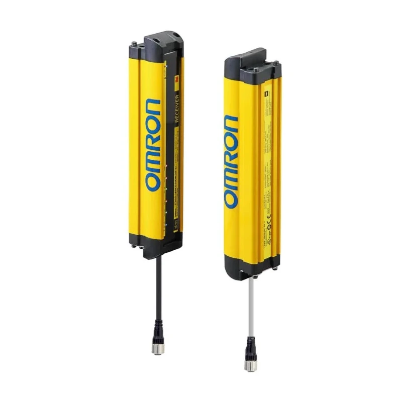 Omron F3SG-RE Series Type 2 Safety Light Curtain Receiver and Sender 39 Beams 14 mm Beam Resolution 24V DC 