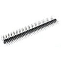 HARWIN M20 Series Right Angle Through Hole Pin Header, 72 Contacts, 2.54 mm Pitch, 2 Row, Unshrouded M20-99536-46
