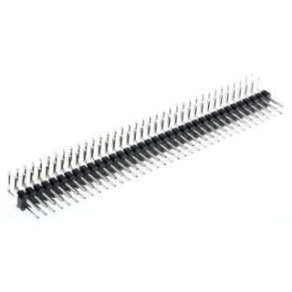 HARWIN M20 Series Right Angle Through Hole Pin Header, 72 Contacts, 2.54 mm Pitch, 2 Row, Unshrouded M20-99536-46