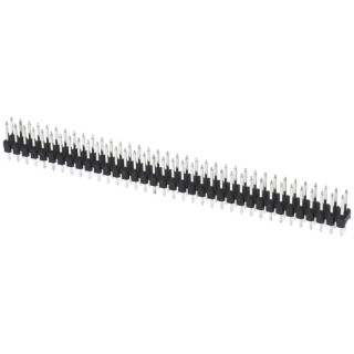 HARWIN M20 Series Straight Through Hole Pin Header, 72 Contacts, 2.54 mm Pitch, 2 Row, Unshrouded M20 9763646