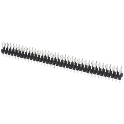 HARWIN M20 Series Straight Through Hole Pin Header, 72 Contacts, 2.54 mm Pitch, 2 Row, Unshrouded M20 9763646