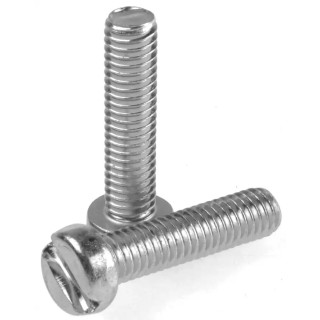 RS PRO Slot Cheese Steel Machine Screw 25 mm M6 546-6398